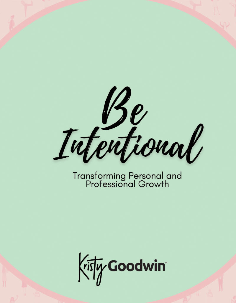 The Be Intentional Workbook - Cover